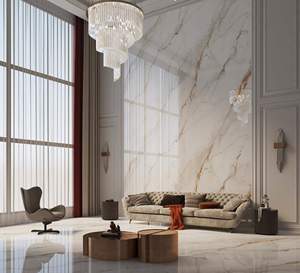 Carreaux <span class=keywords><strong>de</strong></span> sol en porcelaine frittée brillante aspect marbre <span class=keywords><strong>de</strong></span> Carrare 2700x1200, directement <span class=keywords><strong>de</strong></span> l'usine, pour intérieur (<span class=keywords><strong>salle</strong></span> <span class=keywords><strong>de</strong></span> <span class=keywords><strong>bain</strong></span>, salon, villa) - Product Image 5
