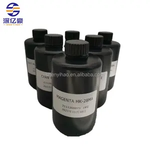 Kyocera KJ4B tinta cetak UV Curable untuk pencetak UV pipih DOCAN dengan kepala Kyocera KJ4A