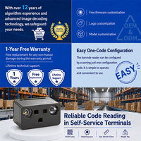 Módulo de Escaneo de Códigos de Barras OEM YUANAIDC, Lector de Códigos QR, Amplio Ángulo de Visión, USB A4, Quiosco de Autoservicio, Gabinete Inteligente