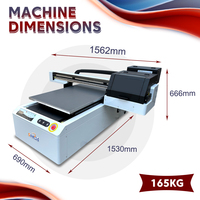 Mesin Cetak UV Flatbed Siheda Fast Speed Dual XP600 Printhead untuk Cetak Kustom Casing Ponsel