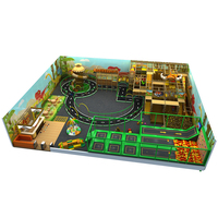 Promotion Usine Chine : Équipement de terrain de jeu intérieur, labyrinthe de parc d'aventure en plastique et bois pour usage domestique, scolaire et en centre commercial