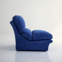 Canapé modulaire bleu Klein antique de designer, combinaison libre, petit canapé en velours côtelé royal pour la maison, meubles de salon