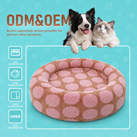 Lit pour chien orthopédique en mousse à mémoire de forme ovale personnalisé avec housse douce et lavable pour les propriétaires de marques d'animaux de compagnie et les acheteurs au détail