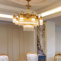 Lampe en laiton de style vatican, luminaire suspendu vintage classique, luminaires suspendus, lustre en cristal de verre de luxe pour l'église