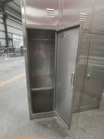 Casiers multi-portes en acier inoxydable avec serrure à clé pour vestiaires de usines alimentaires, gymnases, hôpitaux et bureaux, durables et étanches