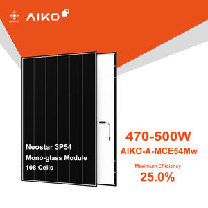 Aiko Volledig Zwart Mono Fotovoltaïsch Paneel 470W 480W 485W 490W 495W 500W Aiko Solar Neostar 3p54 Paneel Fotowoltaiczny Eu Voorraad - Product Image 1