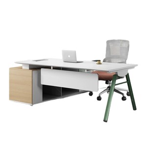 Escritorio Ejecutivo Ekintop Blanco 2000*1680*750, Muebles de Oficina Modernos, Estación de Trabajo Individual - Product Image 4