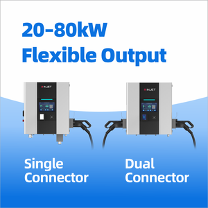 Injet ODM nhà máy 100a-150a DC EV sạc 20kW 30Kw 40kw 60kw 80kw ccs2 DC Trạm Sạc với đám mây giám sát & OTA cập nhật - Product Image 3