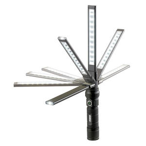 Fervi Tilting Magnetic Led Lamp 10 Plus 1 Leds <b>Work</b> <b>Light</b> With Adjustable Arms For Workshop And Garage Use - Product Image 1