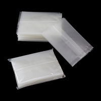Sacs alimentaires rectangulaires thermoscellables transparents en plastique pour pâtisseries, biscuits et emballages décoratifs