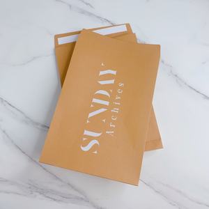 Bolsas de Correo de Papel Kraft Ecológicas de Alta Calidad - Embalaje Rígido para Ropa y Accesorios - Personalización de Logotipo - Product Image 4