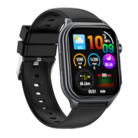 Herzkrankheitsanalyse HRV EDA GSR Stress- und Emotionserkennung 4G HD-Anruf SOS Smart Armband GE500 4G Smartwatch