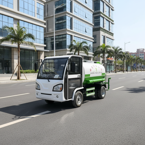 Minicarro Eléctrico 4x2 con Motor, Bomba <span class=keywords><strong>de</strong></span> Agua, Tanque, Cañón Nebulizador, Aspersor, Carro <span class=keywords><strong>de</strong></span> Riego, Control <span class=keywords><strong>de</strong></span> Polvo en Carreteras, Jardinización - Product Image 4