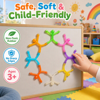 Magnetisches Männer-Spielzeug N35 Neodym Flexibel Mehrfarbig Kreative Büro-Schreibtisch-Dekoration Anti-Angst Fidget Magnetisches Spielzeug