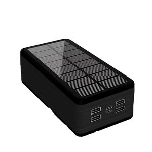 Batterie solaire portable 50000 mAh pour extérieur, chargeur de téléphone portable à charge rapide, station d'alimentation solaire, powerbank solaire - Product Image 1