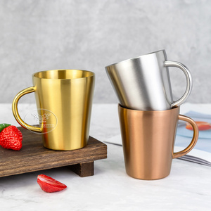 定制徽标 300 毫升双层真空 304 不锈钢啤酒杯 酒杯 酒精饮料杯 咖啡杯 适合酒吧餐厅 - Product Image 3