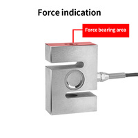 Acero de aleación 3kg-200kg 0,5 T-5t Tipo S Sensor de fuerza de celda de carga para pesaje industrial