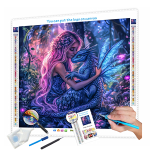 N-2247 su misura fiore 5D pittura diamante pittura su tela all'ingrosso ritratto dipinto a diamante tela per la <span class=keywords><strong>stampa</strong></span> su tela personalizzata - Product Image 1