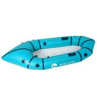 Bon marché Packraft PVC eau vive Bikerafting auto renflouement tour supérieur 5cm point de chute sol gonflable Packraft