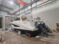 Profisher Cabine fermée Bateau de pêche à rames Bateau en fibre de verre à vendre