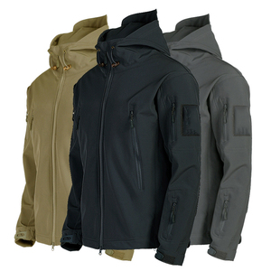Winter Outdoor <strong>Waterproof</strong> Camouflage <strong>Warm</strong> Tactical Softshell <strong>Jacket</strong> Men's Tactical Hunting Windbreaker <strong>Jacket</strong> with Velcro - Product Image 1