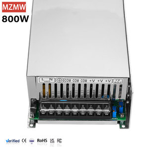 MZMZW <span class=keywords><strong>800W</strong></span> <span class=keywords><strong>12V</strong></span> 24V 36V 48V 60V 72V 80V 110V 150V <span class=keywords><strong>220V</strong></span> CCTV Industriel SMPS <span class=keywords><strong>Transformateur</strong></span> CC/CV Alimentation à découpage AC-DC - Product Image 1