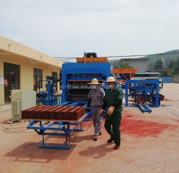 high demand industrial fully auto interlocking concrete paver brick making machinery china manufacturer