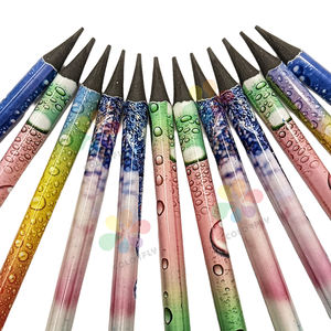 Ensembles de crayons HB aiguisés de bureau en bois imprimé en vrac vente en gros crayons d'école personnalisés de haute qualité avec Earaser pour les étudiants - Product Image 3