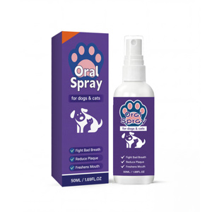 Spray Bucal para Mascotas, Perros y Gatos, Elimina el <span class=keywords><strong>Mal</strong></span> <span class=keywords><strong>Aliento</strong></span>, Limpieza Dental Diaria, Líquido Refrescante Bucal - Product Image 1