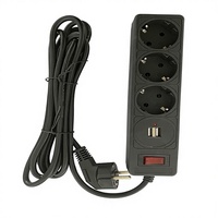 HAOYONG Carte d'extension électrique 4 Gangs avec parasurtenseur et prise d'extension en gros