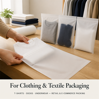 Sacs Ziplock CPE mats personnalisés avec logo, sacs poly auto-scellants, emballage pour vêtements, pochette réutilisable pour vêtements, emballage d'expédition pour la vente au détail