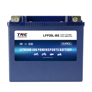 <span class=keywords><strong>Batterie</strong></span> de démarrage de moto au lithium LiFePO4 LFP20L-BS 12,8 V 12 Ah 153,6 Wh avec écran LCD pour <span class=keywords><strong>quad</strong></span>, jet ski, motoneige, tondeuse à gazon - Product Image 1