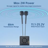 Transmisi Latensi Rendah Jangkauan Jauh Caddxfpv Walksnail Avatar Gt Vtx Air Unit Kit 5.8g Sistem Fpv Digital untuk Freestyle Multirot