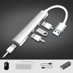 De aluminio USB 2,0 + <span class=keywords><strong>3</strong></span>,0 Multi Puerto 4 divisor de 4 puertos USB <span class=keywords><strong>3</strong></span>,0 <span class=keywords><strong>HUB</strong></span> para Lenovo <span class=keywords><strong>Xiaomi</strong></span> Macbook Pro aire Pc ordenador portátil portátiles - Product Image 6