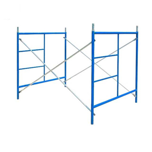 Grosir rangka perancah berjalan lebar bingkai tangga konstruksi perancah bangunan rangka baja logam perancah - Product Image 2