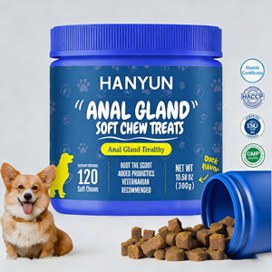 Golosinas Masticables de Marca Privada para Alivio de Glándulas Anales en Perros, Suplemento Suave para una Función Intestinal y Glándular Saludable, Ayuda a Reducir el Deslizamiento de la Caca - Product Image 1