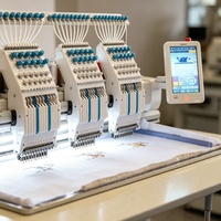 Machine à broder informatisée conviviale pour casquettes, idéale pour les ateliers de marques de vêtements