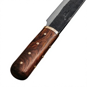 Viings Seax Handmade DIY Straight Edge <b>Clip</b> Point Carbon Steel Blade 14in Wooden Fixed Outdoor Survival Fighting Knife OEM - Product Image 3
