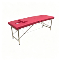 Table de massage portable, pliable, réglable, moderne, en acier inoxydable, multifonctionnelle pour cils, tatouages, hôtels, extérieur et salon