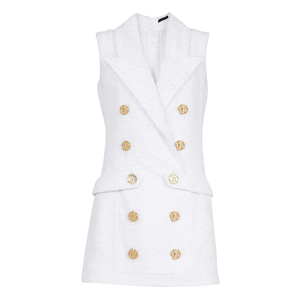 <strong>Womens</strong> Luxury Clothing 2022 Prom <strong>Dresses</strong> Spring and Autumn Gala Ball <strong>Christmas</strong> Tweed Sleeveless Blazer Sexy Mini <strong>Dress</strong> for <strong>Women</strong> - Product Image 6