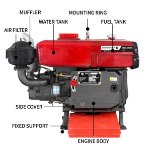 Sharpower Giao hàng nhanh 24hp zs1115 nhỏ làm mát bằng nước xi lanh đơn 4 thì động cơ diesel - Product Image 2