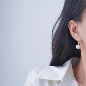 ถาดใส่ต่างหูเงินแท้ S925 สำหรับงาน DIY ประดับมุก แฟชั่นเครื่องประดับเงิน ถาดเปล่าสำหรับใส่ลูกปัดกลมขนาด 9-13 มม. รุ่น 22009 - Product Image 4