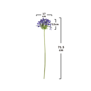 Flor simulada de seda de Agapanthus <span class=keywords><strong>Africanus</strong></span> pequeña de alta calidad artificial al por mayor para Decoración - Product Image 6