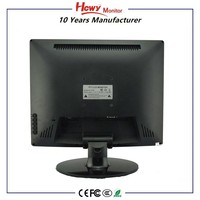 Moniteur LED TFT HCWY 15'' - Rapport d'aspect 4:3 - VGA - DC12V - Remplacement pour bureau professionnel