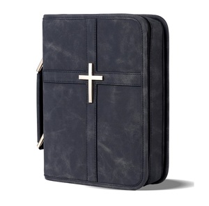 Funda de Biblia de Cuero Vegano con Bolsillo para Teléfono - Product Image 3