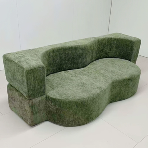 Sofá Cama Plegable <span class=keywords><strong>2</strong></span> <span class=keywords><strong>en</strong></span> <span class=keywords><strong>1</strong></span> Moderno con Cojín de Tela Gruesa para Apartamento o Sala de Estar, Asiento Relajante - Product Image 5