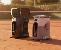 Nueva Máquina Lanzapelotas de Tenis Tenniix con IA Basada en Visión, Robot de Tenis para Entrenamiento, Máquina de Lanzamiento de Pelotas de Tenis para Práctica