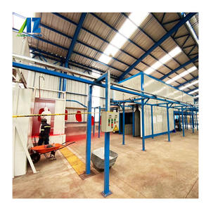 Máquina de pintura electrostática de pintura automática de fácil funcionamiento, línea de recubrimiento en polvo a la venta con compresor de aire de tornillo - Product Image 6