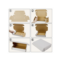 Grande quantité en gros biodégradable compostable écologique expédition boîte postale boîtes en carton ondulé