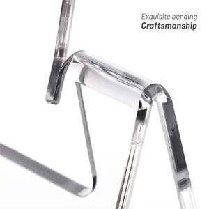 Support de présentation de livres en acrylique transparent poli et support de livres, porte-cartes postales, <span class=keywords><strong>chevalet</strong></span> pour œuvres d'art - Product Image 4